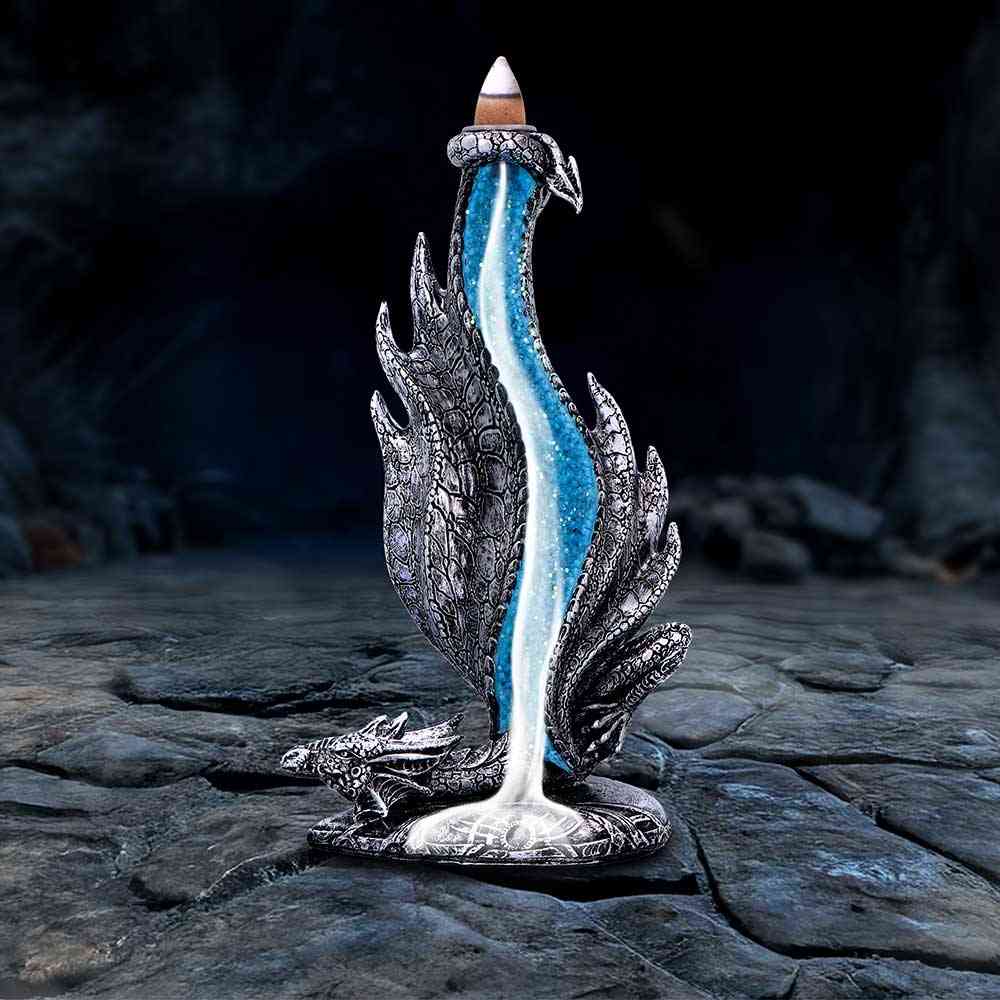 Nemesis Now - Dragon Flame 20cm Backflow Incense burner - Dragon - Multicolours
